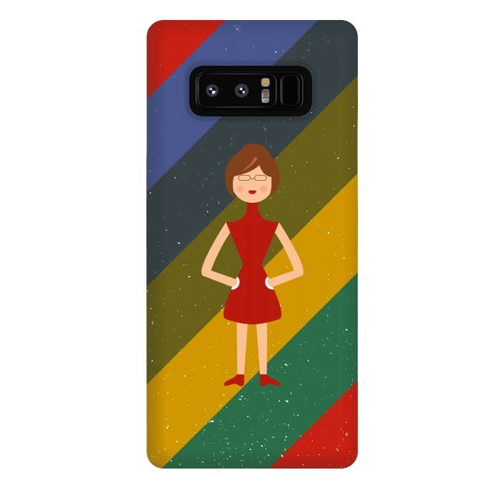 Galaxy Note 8 StrongFit fashionable girl standing by TMSarts