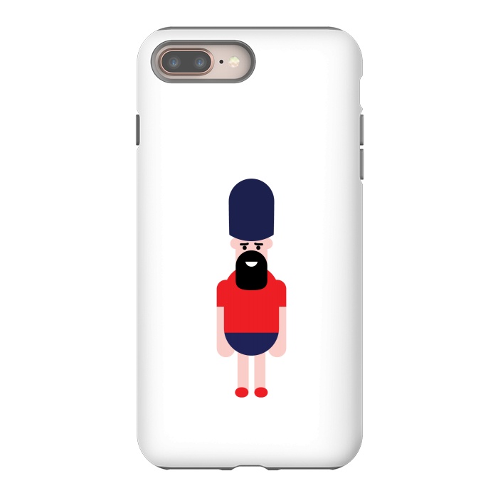 iPhone 7 plus StrongFit cartoon guard standing  by TMSarts