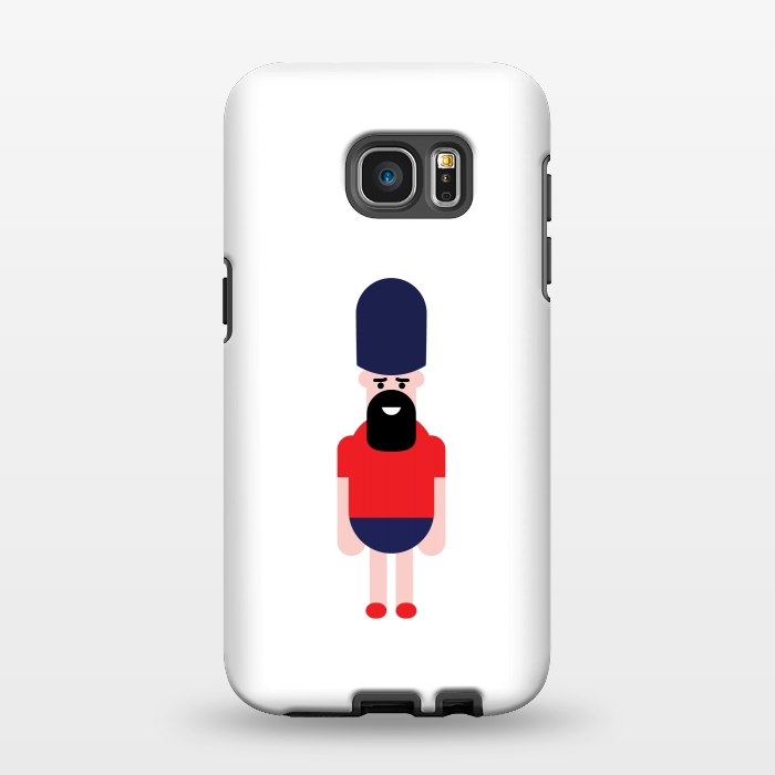 Galaxy S7 EDGE StrongFit cartoon guard standing  by TMSarts