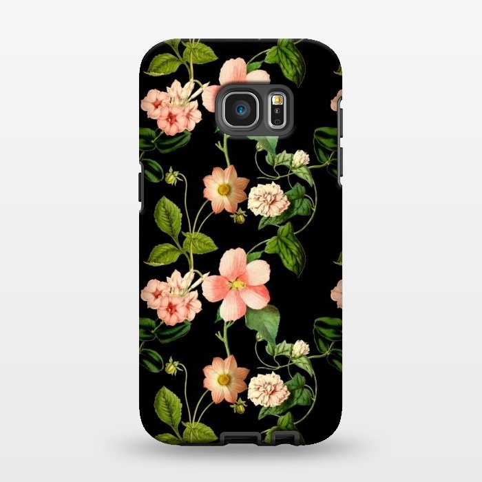 Galaxy S7 EDGE StrongFit Beautiful vintage flowers by  Utart