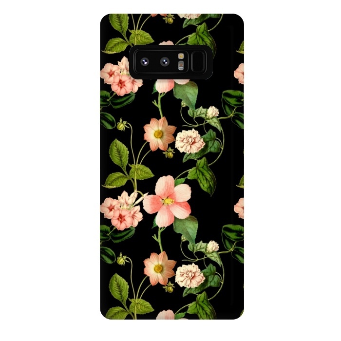 Galaxy Note 8 StrongFit Beautiful vintage flowers by  Utart