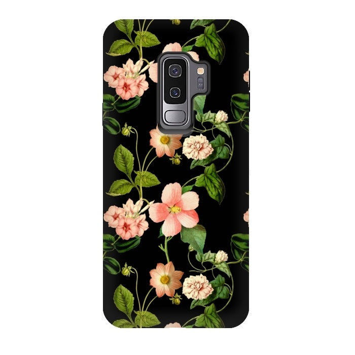 Galaxy S9 plus StrongFit Beautiful vintage flowers by  Utart