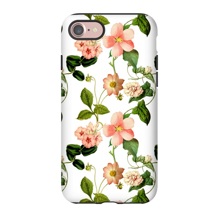 iPhone 7 StrongFit Lovely vintage flower pattern by  Utart