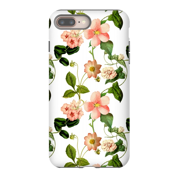 iPhone 7 plus StrongFit Lovely vintage flower pattern by  Utart