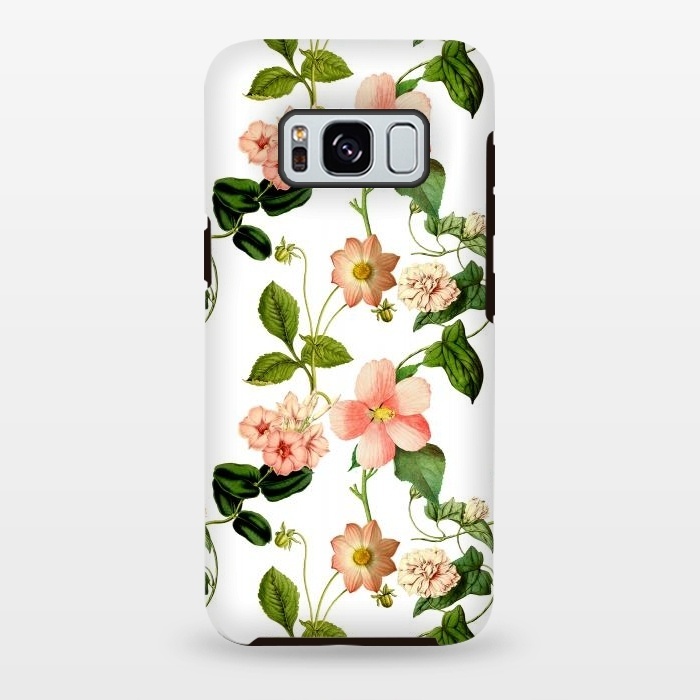Galaxy S8 plus StrongFit Lovely vintage flower pattern by  Utart