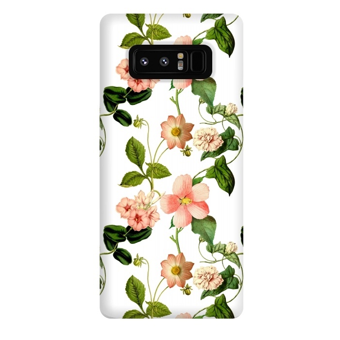 Galaxy Note 8 StrongFit Lovely vintage flower pattern by  Utart