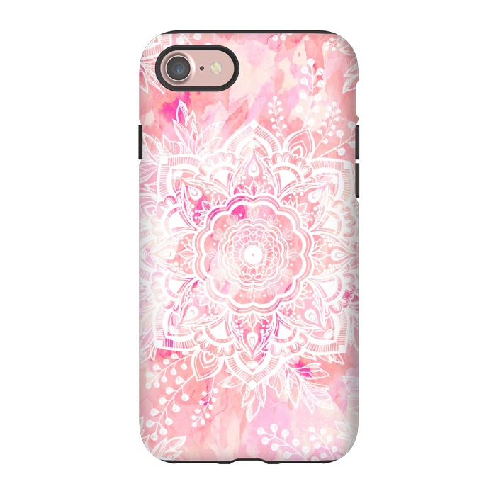 iPhone 7 StrongFit Queen Starring of Mandalas-Rose by ''CVogiatzi.