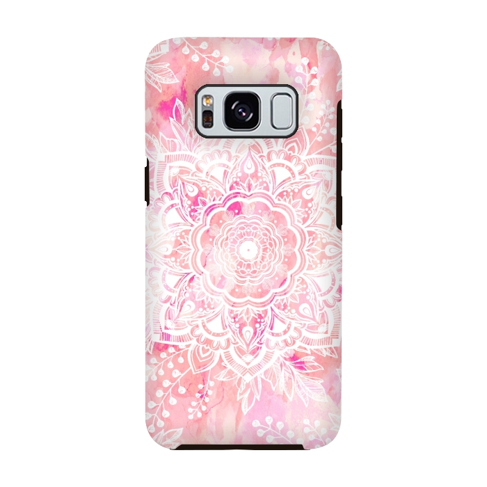 Galaxy S8 StrongFit Queen Starring of Mandalas-Rose by ''CVogiatzi.