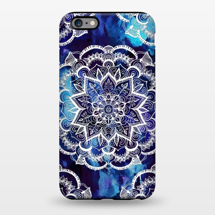 iPhone 6/6s plus StrongFit Queen Starring of Mandalas Navy by ''CVogiatzi.