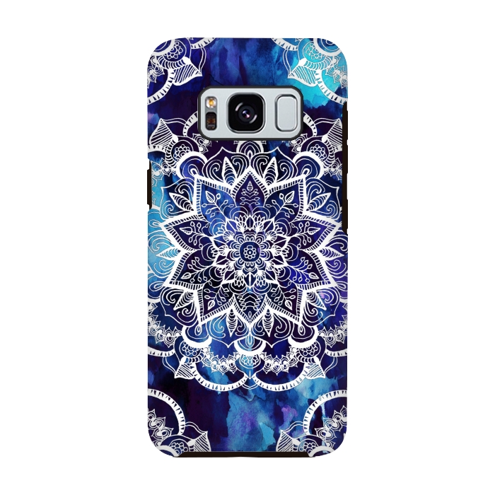 Galaxy S8 StrongFit Queen Starring of Mandalas Navy by ''CVogiatzi.