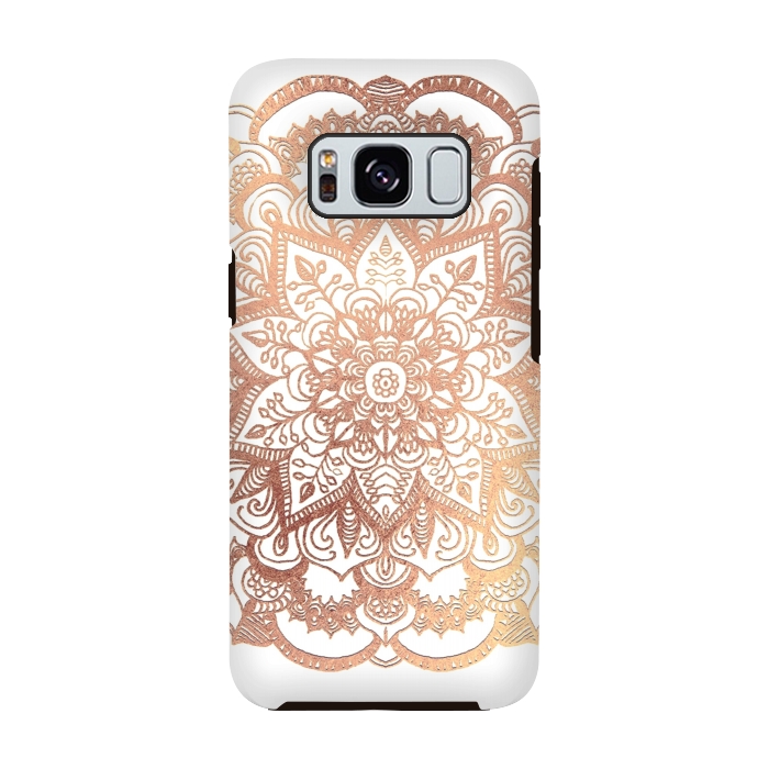 Galaxy S8 StrongFit Mandala Rose-Gold Shine by ''CVogiatzi.