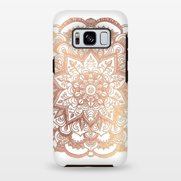 Galaxy S8 plus StrongFit Mandala Rose-Gold Shine by ''CVogiatzi.