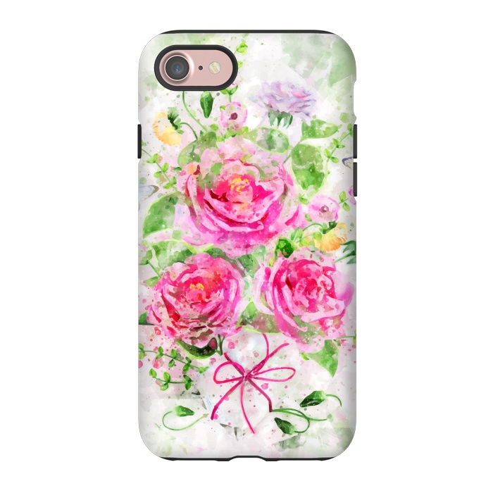 iPhone 7 StrongFit Camellias Bouquet by Creativeaxle