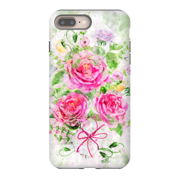 iPhone 7 plus StrongFit Camellias Bouquet by Creativeaxle