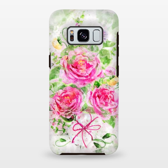 Galaxy S8 plus StrongFit Camellias Bouquet by Creativeaxle