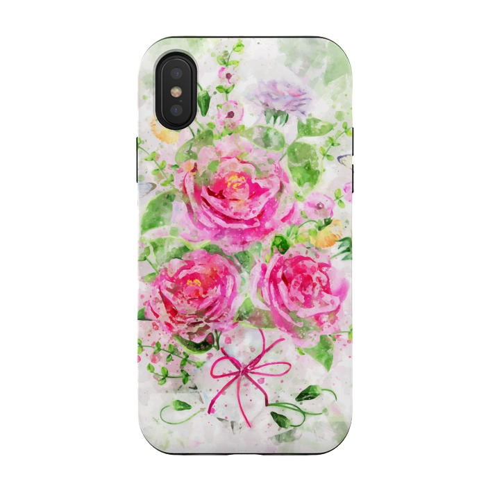 iPhone Xs / X StrongFit Camellias Bouquet by Creativeaxle