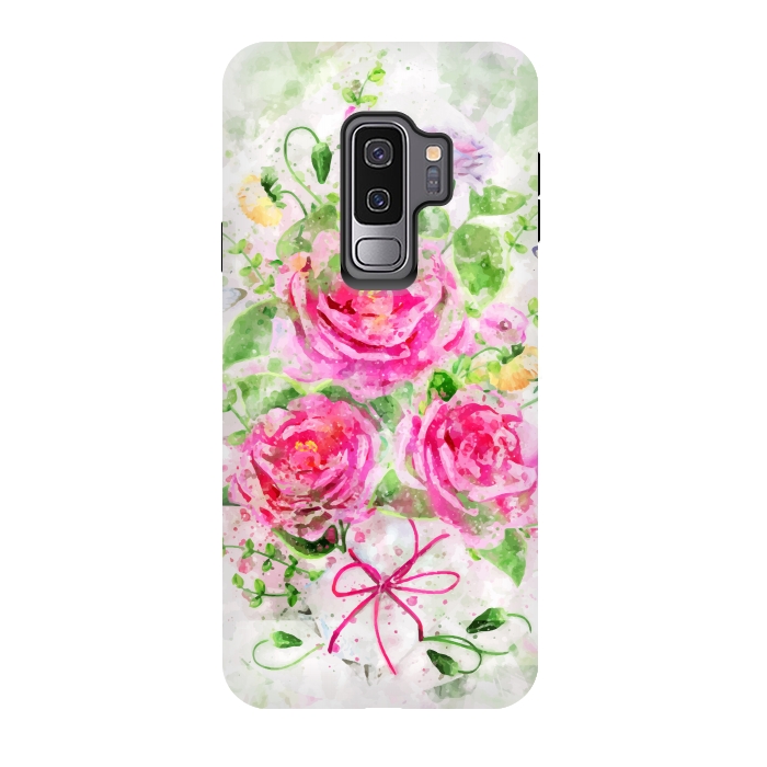 Galaxy S9 plus StrongFit Camellias Bouquet by Creativeaxle