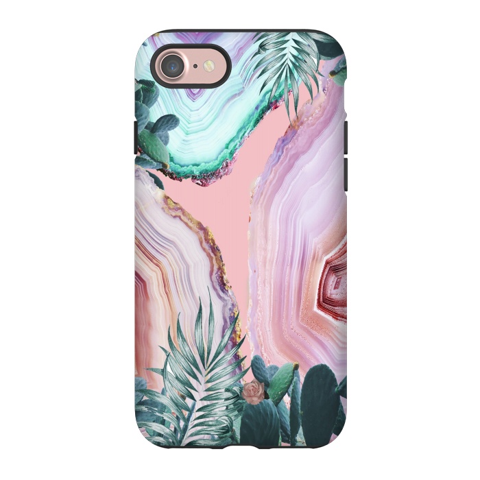 iPhone 7 StrongFit Mineral Agates & Garden #Glam collection by ''CVogiatzi.