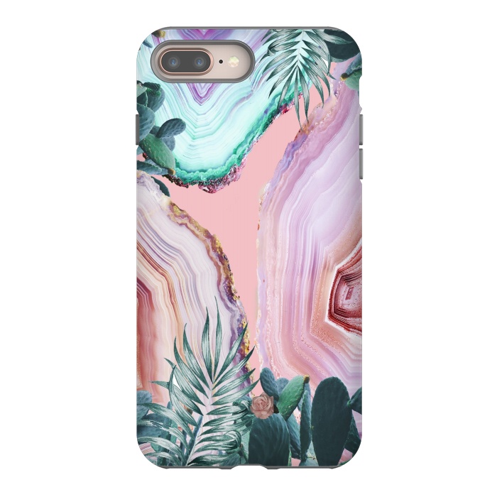 iPhone 7 plus StrongFit Mineral Agates & Garden #Glam collection by ''CVogiatzi.