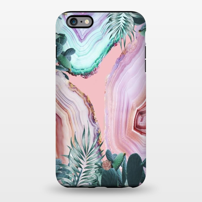 iPhone 6/6s plus StrongFit Mineral Agates & Garden #Glam collection by ''CVogiatzi.