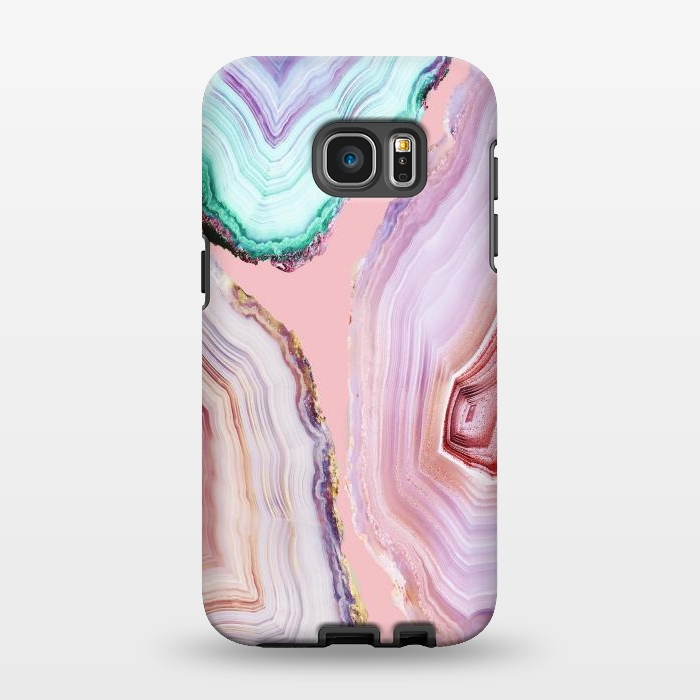 Galaxy S7 EDGE StrongFit Mineral Agates #Glam collection by ''CVogiatzi.