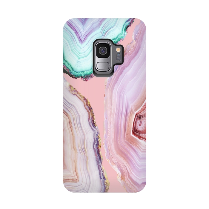 Galaxy S9 StrongFit Mineral Agates #Glam collection by ''CVogiatzi.