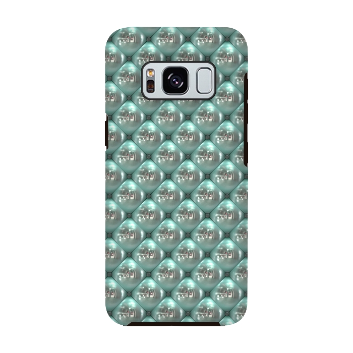 Galaxy S8 StrongFit Shiny Turquoise Pearls 2 by Andrea Haase