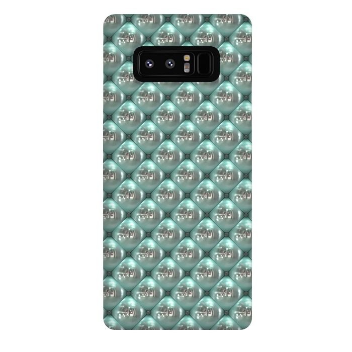 Galaxy Note 8 StrongFit Shiny Turquoise Pearls 2 by Andrea Haase