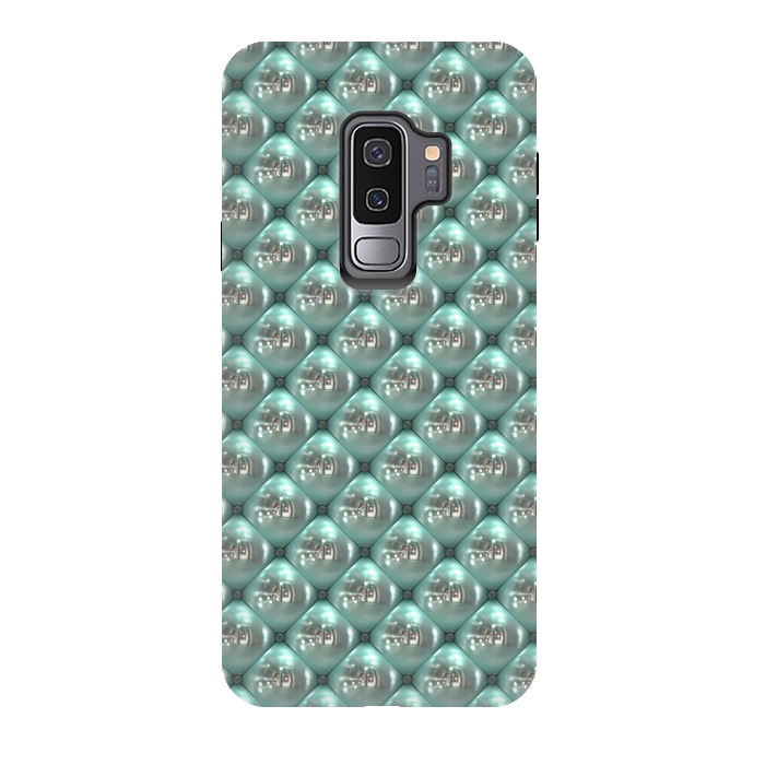 Galaxy S9 plus StrongFit Shiny Turquoise Pearls 2 by Andrea Haase