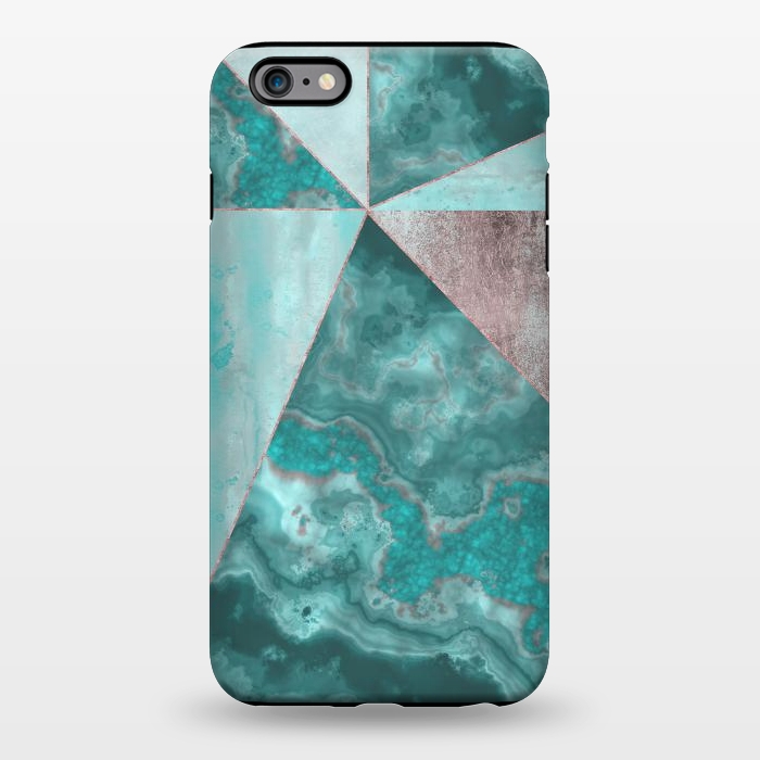 iPhone 6/6s plus StrongFit Rosegold And Gemstone Collage 2 by Andrea Haase