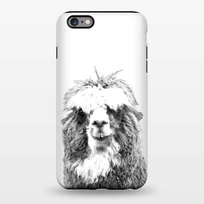 iPhone 6/6s plus StrongFit Black and White Alpaca by Alemi