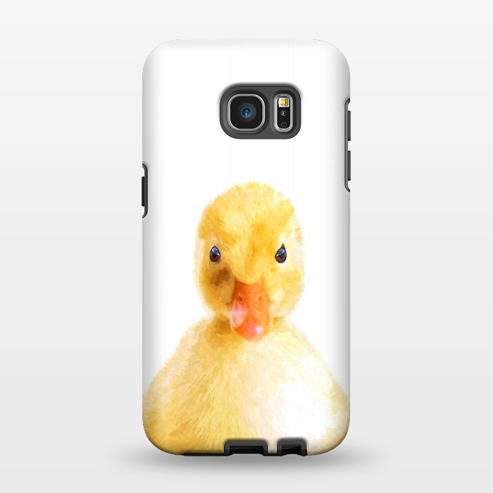 Galaxy S7 EDGE StrongFit Duckling Portrait by Alemi