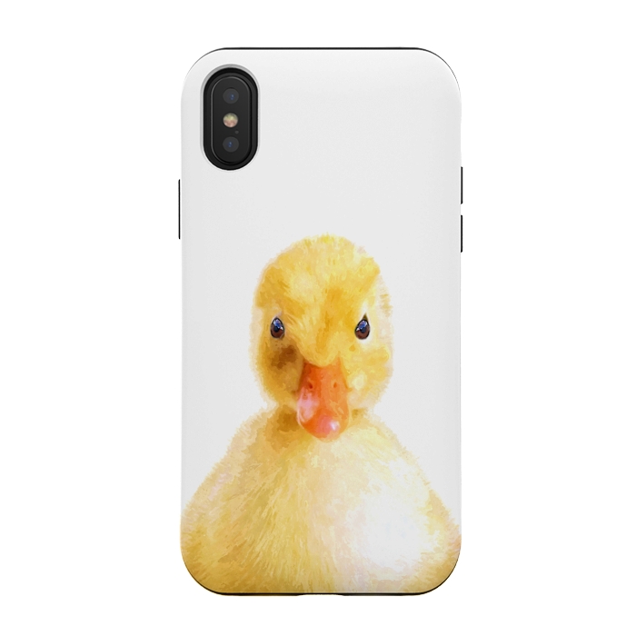 iPhone Xs / X StrongFit Duckling Portrait by Alemi