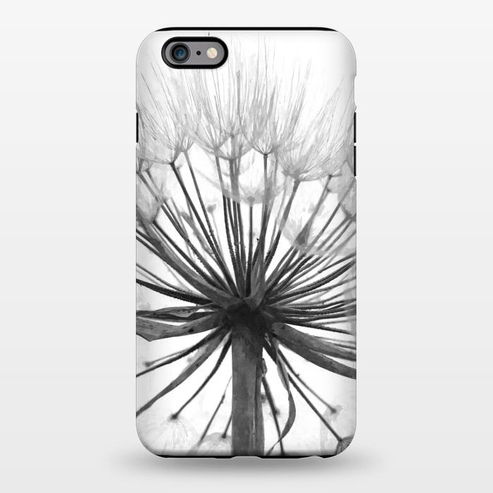 iPhone 6/6s plus StrongFit Black and White Dandelion by Alemi