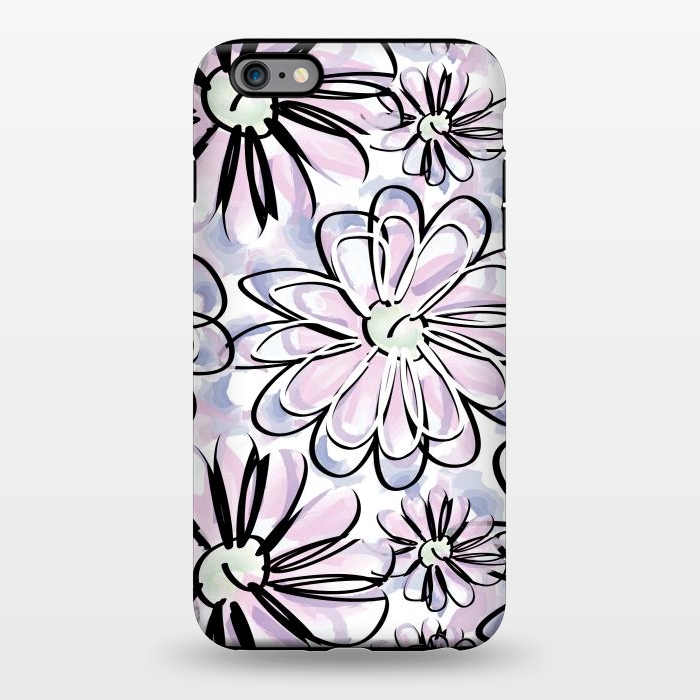 iPhone 6/6s plus StrongFit Watercolor flowers by Camila