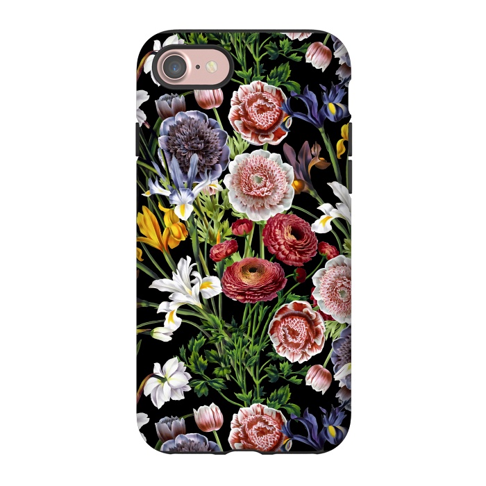 iPhone 7 StrongFit Vintage Flower Pattern by  Utart