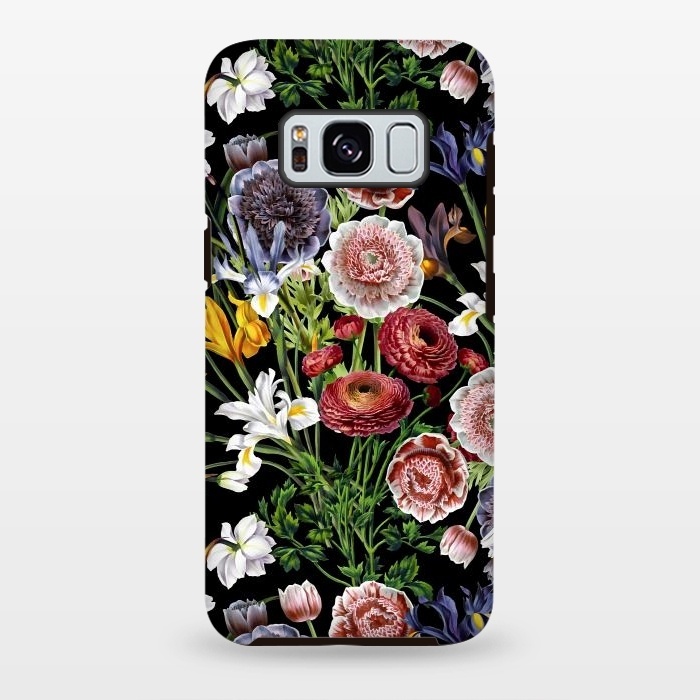 Galaxy S8 plus StrongFit Vintage Flower Pattern by  Utart