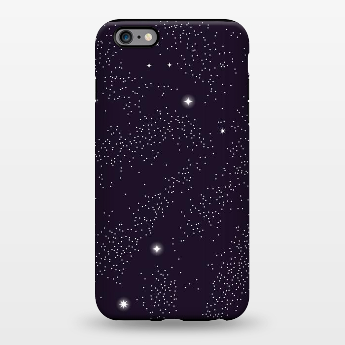 iPhone 6/6s plus StrongFit Universe with planets and stars seamless pattern, cosmos starry night sky 005 by Jelena Obradovic