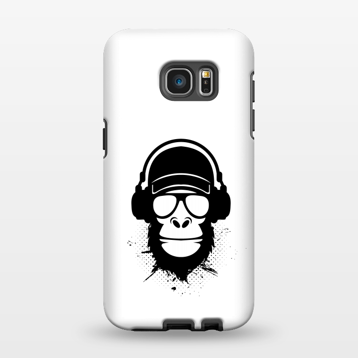 Galaxy S7 EDGE StrongFit cool dude monkey by TMSarts