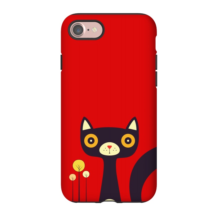 iPhone 7 StrongFit cartoon fox by TMSarts