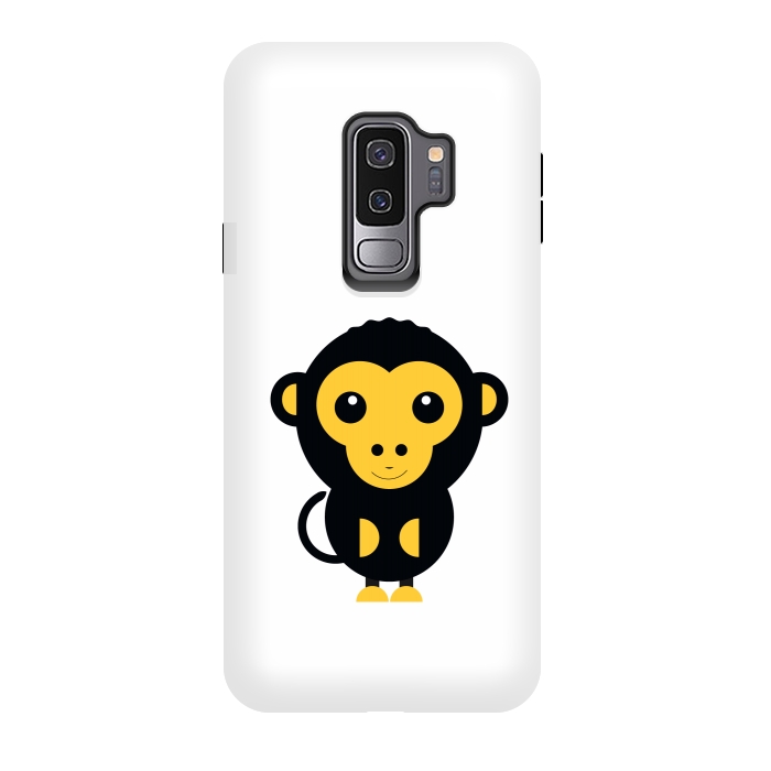 Galaxy S9 plus StrongFit cute little baby monkey by TMSarts