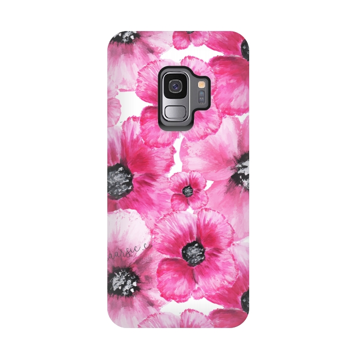 Galaxy S9 StrongFit Flores Fux by Camila