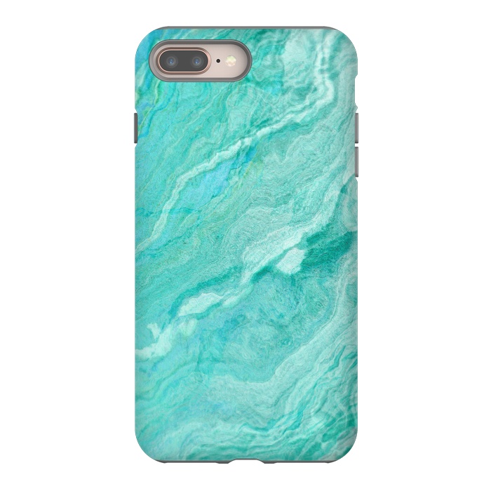 iPhone 7 plus StrongFit beautiful ink turquoise Marble texture by  Utart
