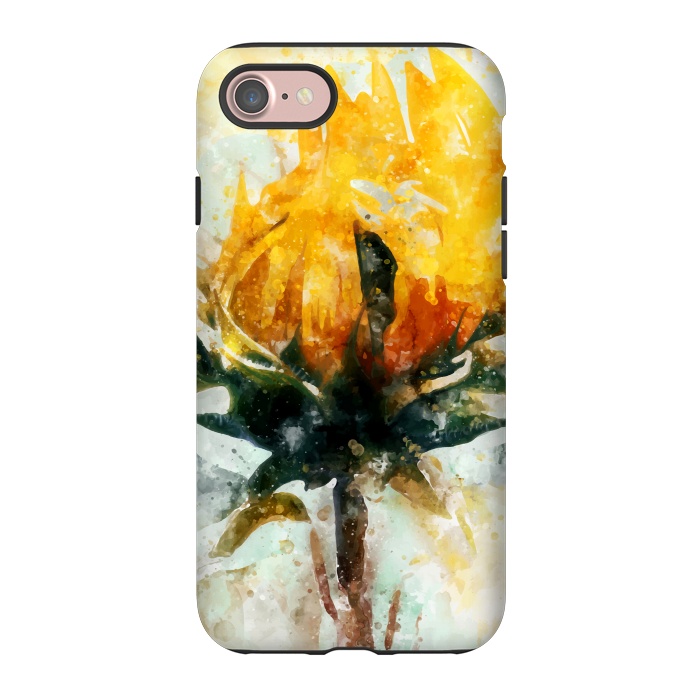 iPhone 7 StrongFit Born in Sunflower by Creativeaxle