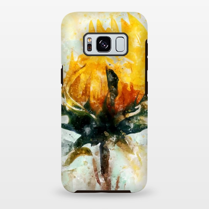 Galaxy S8 plus StrongFit Born in Sunflower by Creativeaxle