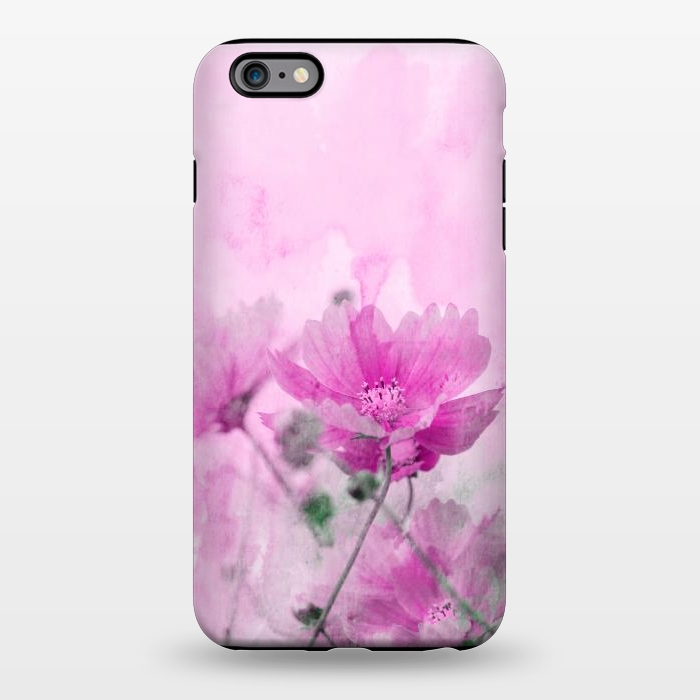 iPhone 6/6s plus StrongFit Pink Cosmea Watercolor Art by Andrea Haase