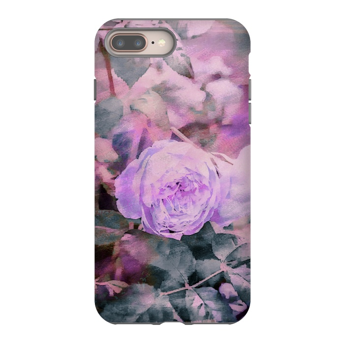 iPhone 7 plus StrongFit Rose Mixed Media Art by Andrea Haase