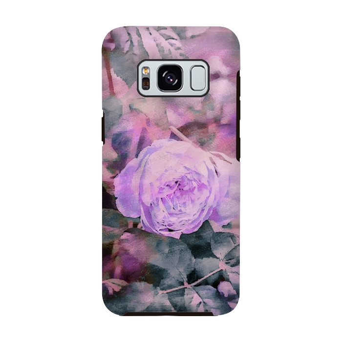 Galaxy S8 StrongFit Rose Mixed Media Art by Andrea Haase