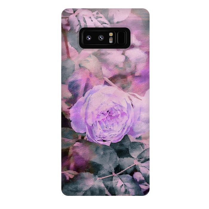Galaxy Note 8 StrongFit Rose Mixed Media Art by Andrea Haase