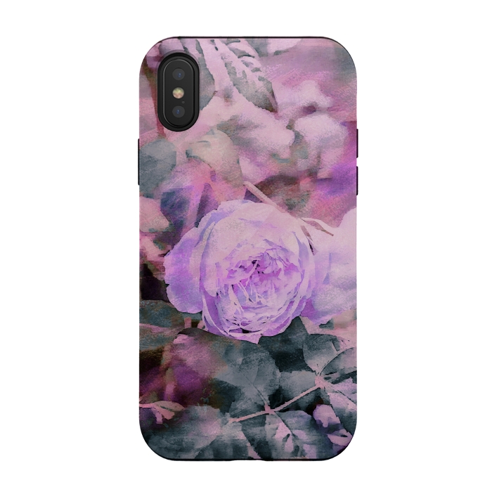 iPhone Xs / X StrongFit Rose Mixed Media Art by Andrea Haase